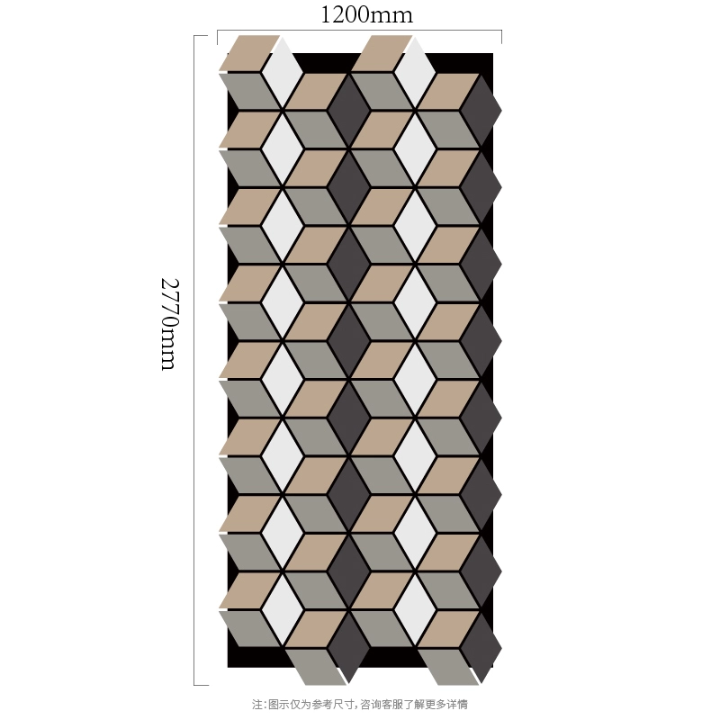 3D Kubu Kolonna Modulari MDF-on-PET Panel tal-ħajt akustiku